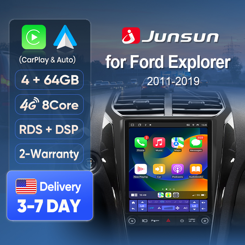 Korean Lifestyle Video - Schermo CarPlay Wireless Junsun per Ford