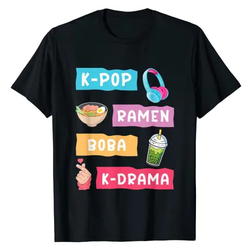 Korean Men Lifestyle - Maglietta K-Pop alla Moda per Fan
