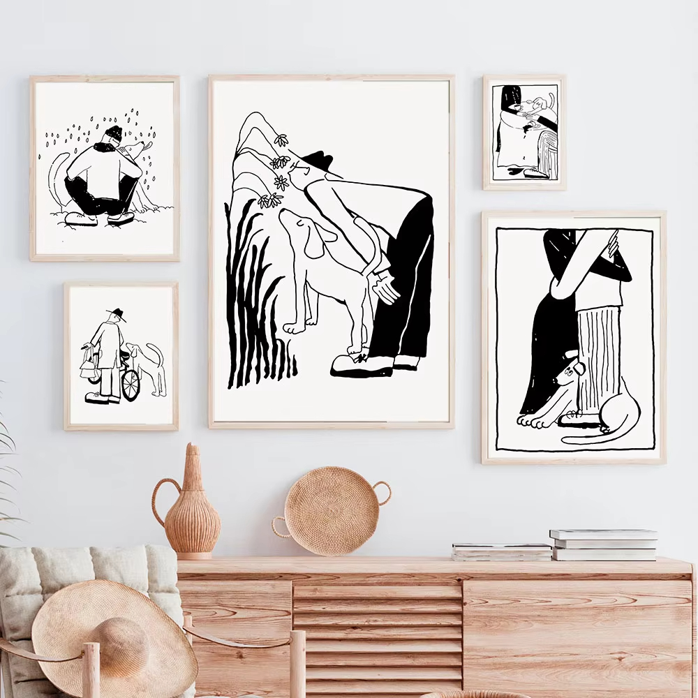 Lifestyle In Korean - Poster su tela divertente con stile