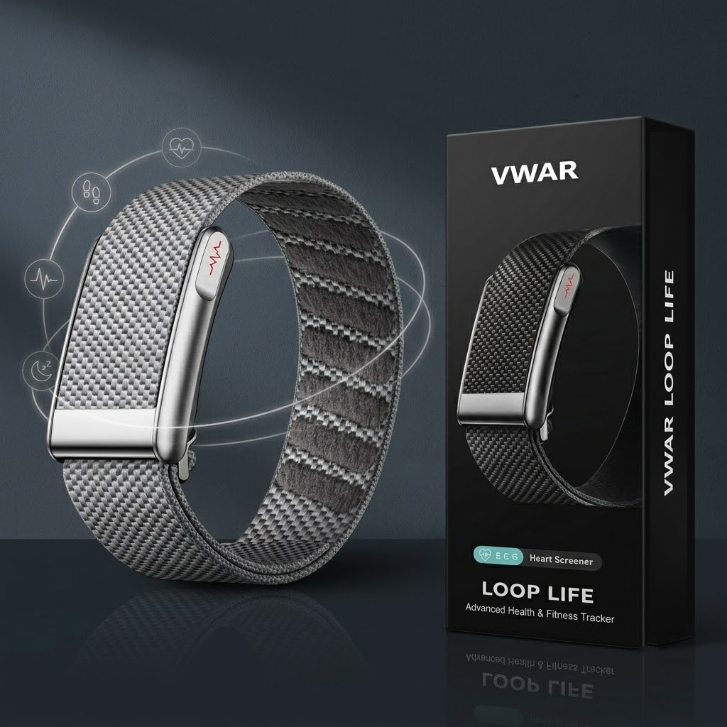 Korean Men Lifestyle - Braccialetto Intelligente VWAR Loop Life Sport