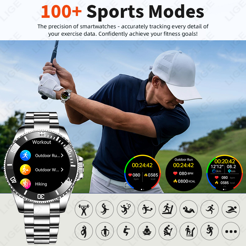 Nuovo Smartwatch di Lusso LIGE - Korean Luxury Lifestyle recensione e prezzo